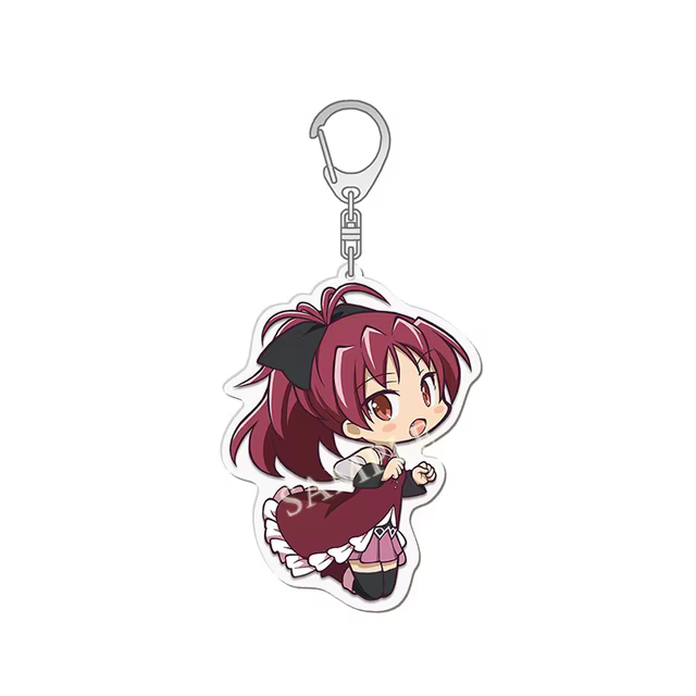 Porte-clés Anime Puella Magi Madoka Magica Kaname Akemi Homura Miki Sayaka Tomoe Mami Kyoko, porte-clés pour fans, cadeaux, bijoux