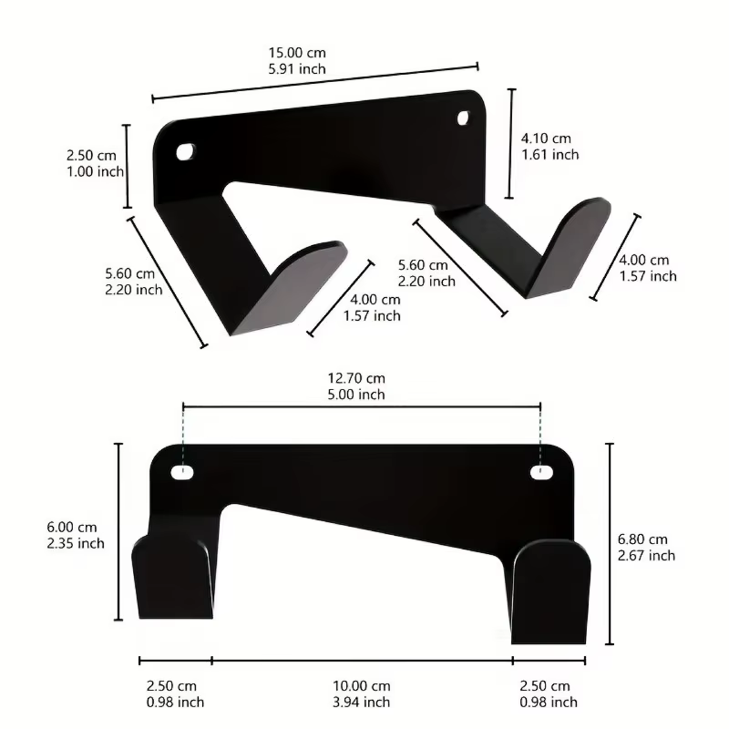 Support de rangement mural en métal pour outils, Installation facile, porte-outil, support de perceuse à forte charge pour Dewalt