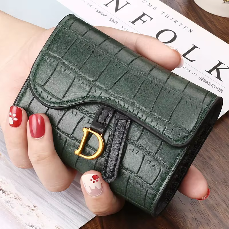 Portefeuille Mini de Luxe en Cuir PU pour Femme