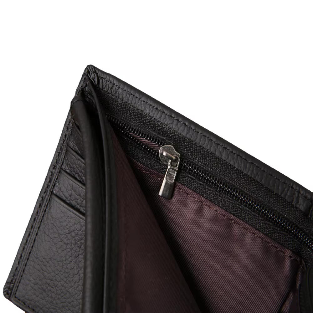 Portefeuille court en cuir décontracté pour homme