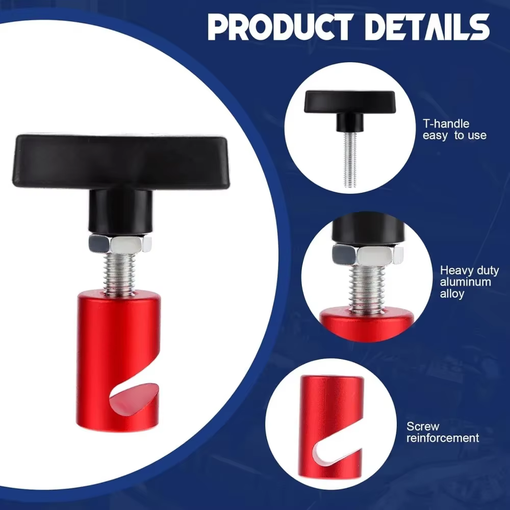 Support de capot de voiture, pince antidérapante, jambe de force à gaz, pince fixe de sécurité, pression d'air, couvercle de moteur, tige de Support de levage, outil, accessoires de voiture