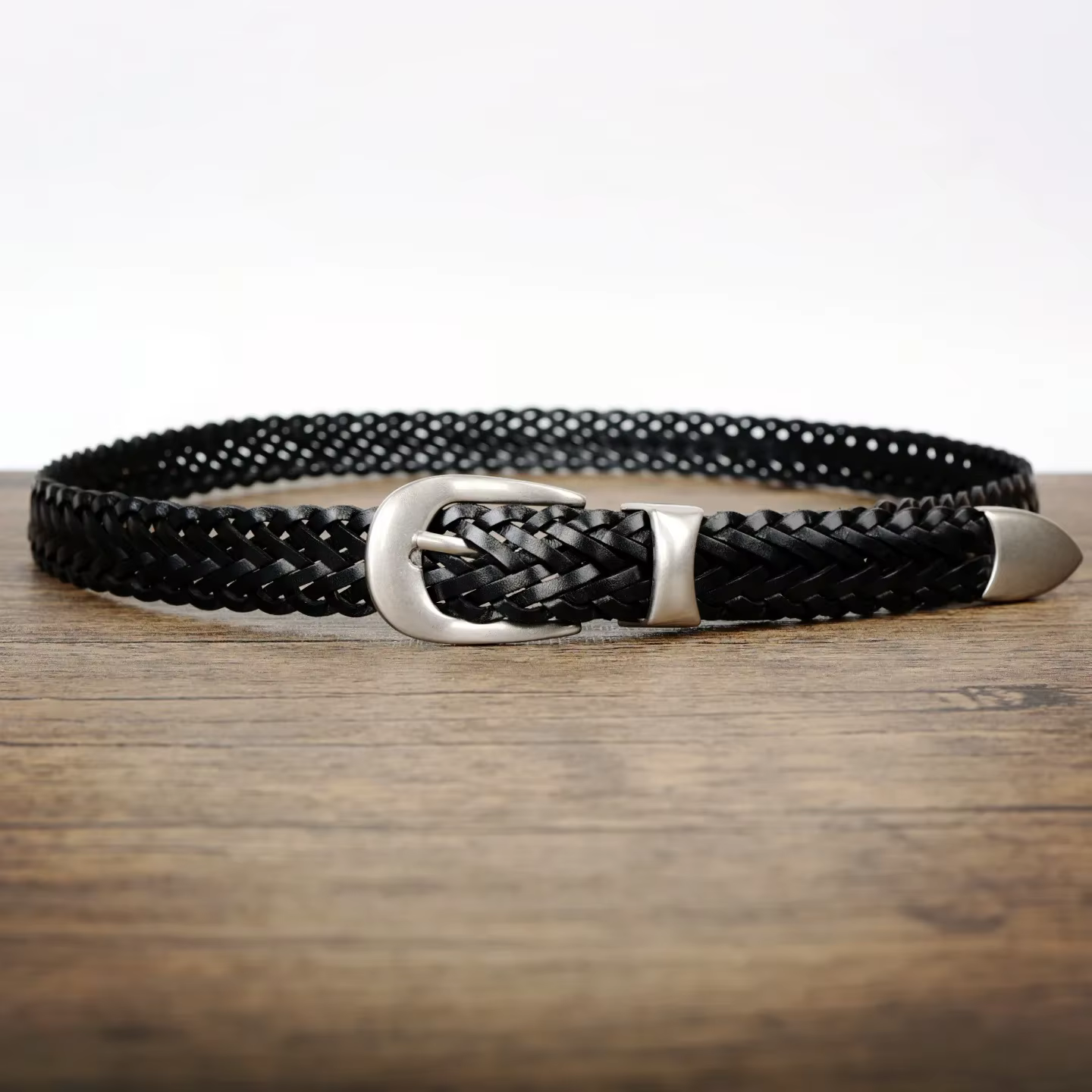 Ceinture en cuir Vintage décontractée faite à la main pour hommes et garçons