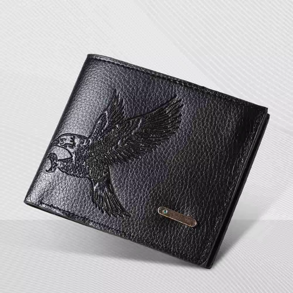 2025 créativité aigle modèle portefeuille hommes doux Pu