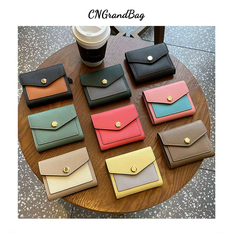 Portefeuille personnalisé en cuir véritable pour femmes
