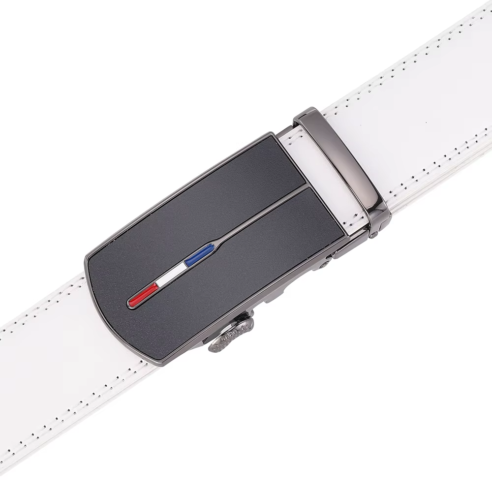Ceinture de Golf blanche de luxe pour hommes
