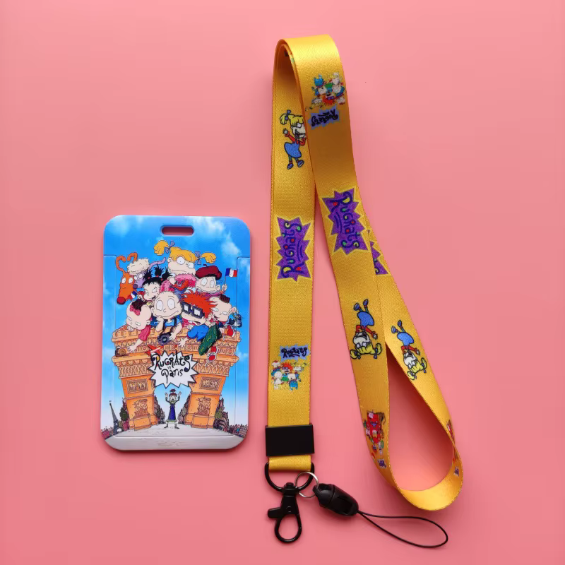 Dessin animé garçons filles ID crédit porte-carte bancaire étudiants Bus carte étui lanière enfant visite porte identité Badge cartes couverture