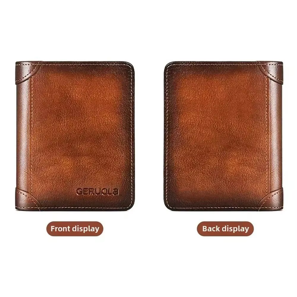 Portefeuille pour homme en cuir PU durable