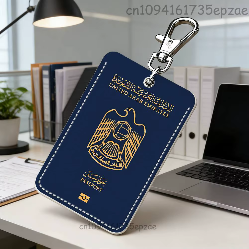 France passeport de voyage yémen Oman étui pour cartes d'accès personnalisé porte-carte en cuir porte-clés