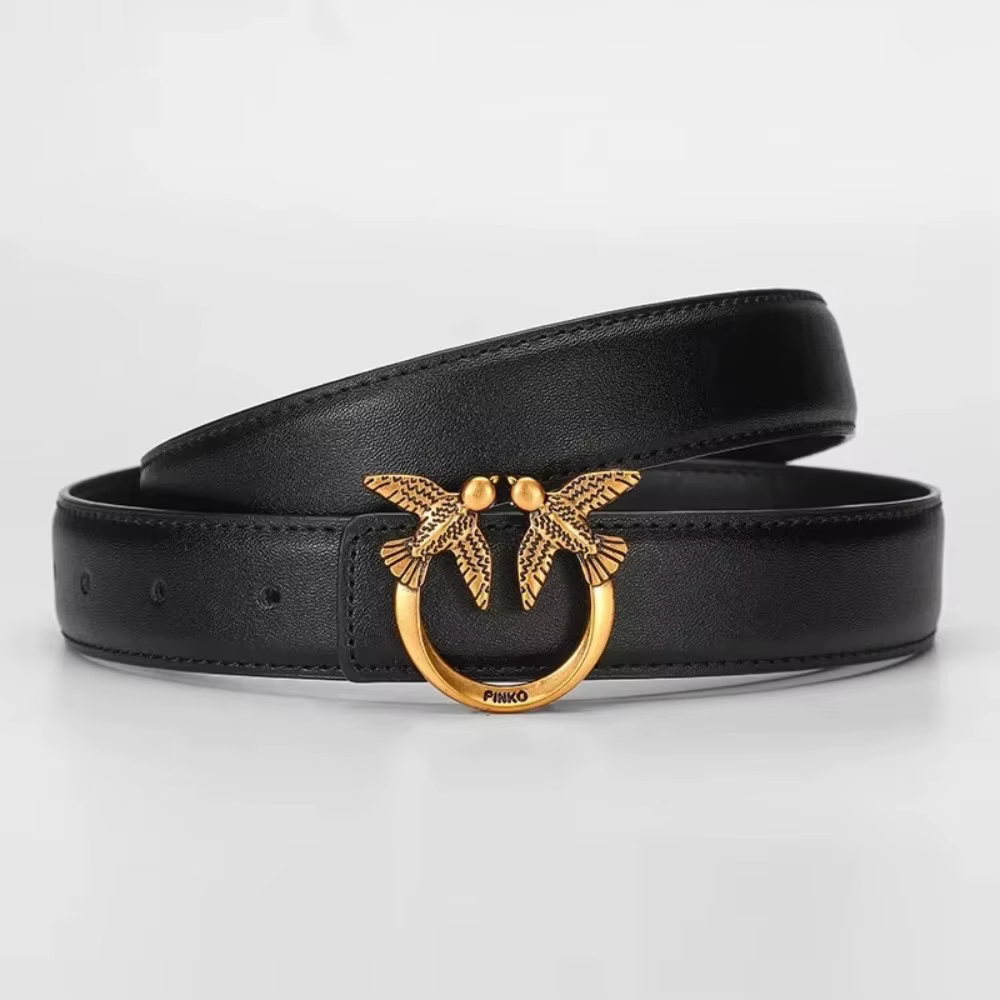 Ceinture de luxe Pinko pour femme 2026 – Design minimaliste avec perles