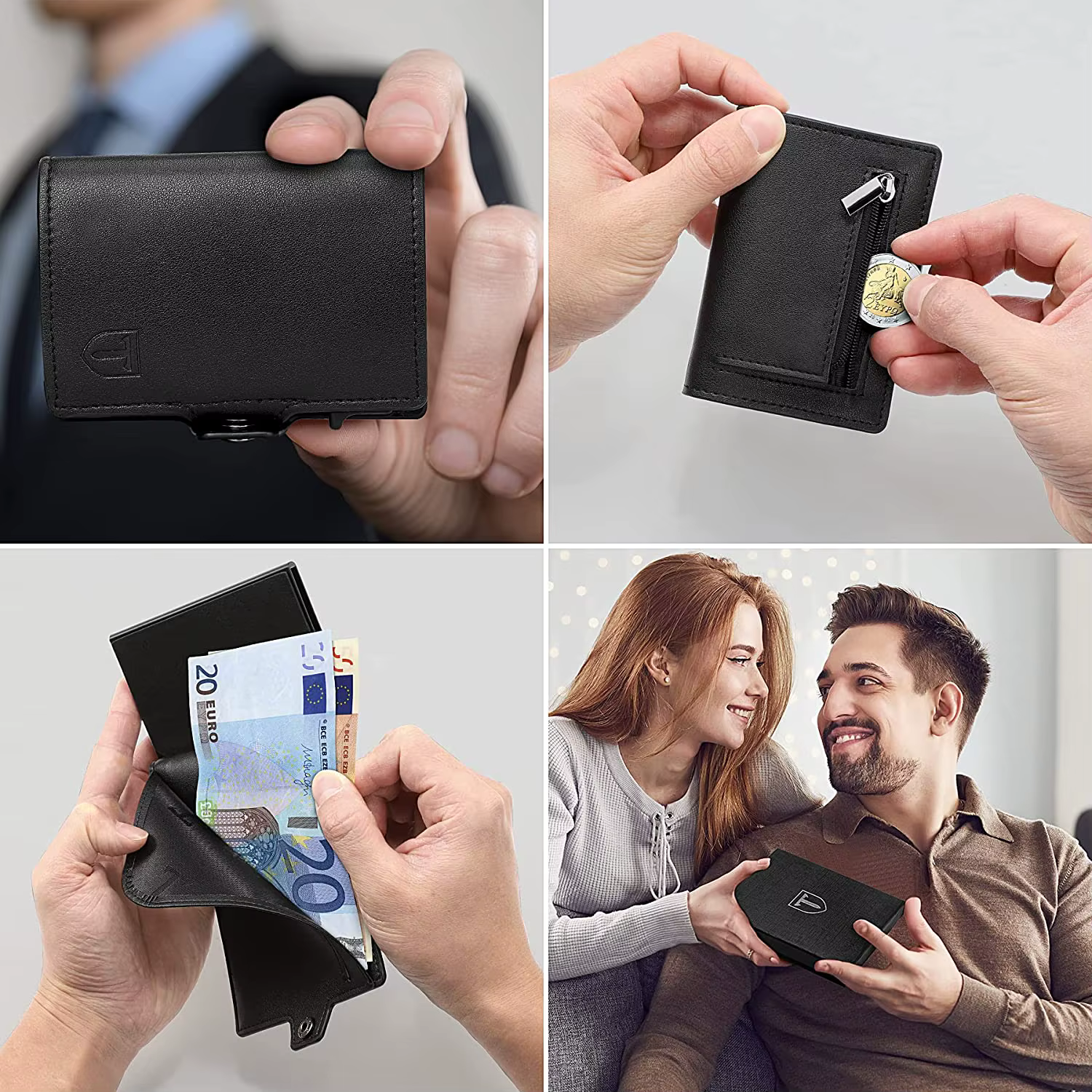 Porte-cartes de crédit pour hommes et femmes
