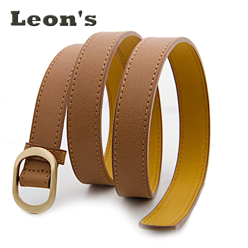 Ceinture à la mode de couleur unie pour femmes