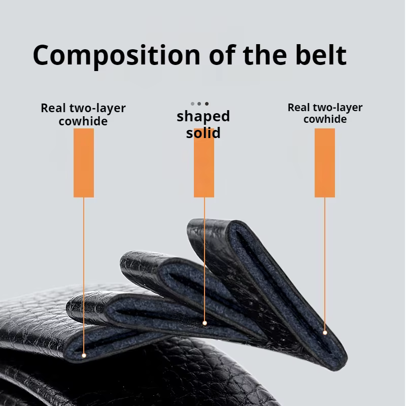 OYIFAN hommes ceinture en cuir véritable