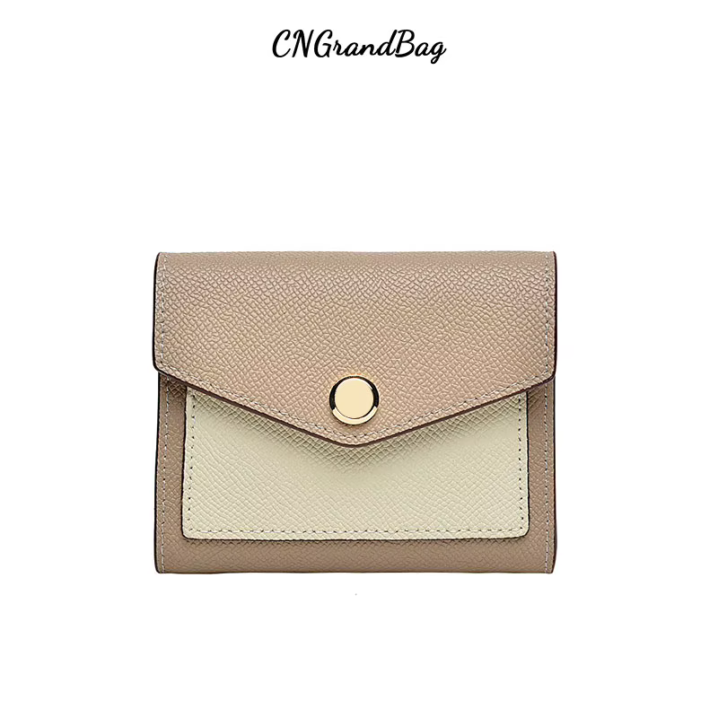 Portefeuille personnalisé en cuir véritable pour femmes