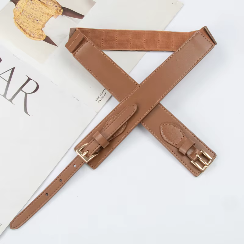 Ceintures de taille en cuir véritable pour femmes