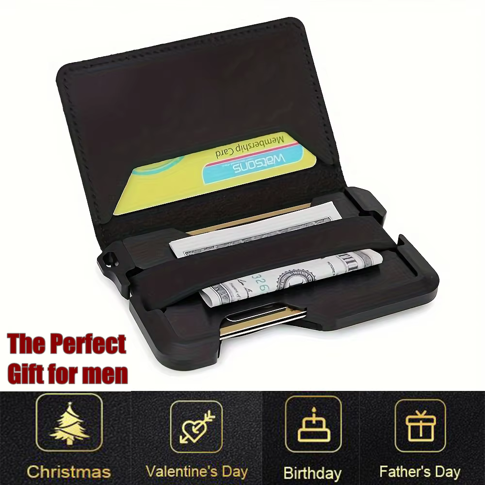 Portefeuille RFID minimaliste pour homme