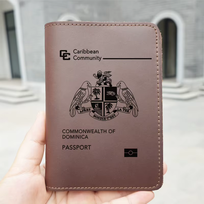 Portefeuille de voyage en cuir véritable fait à la main