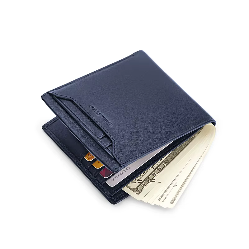 Portefeuille multifonctionnel en cuir pour hommes