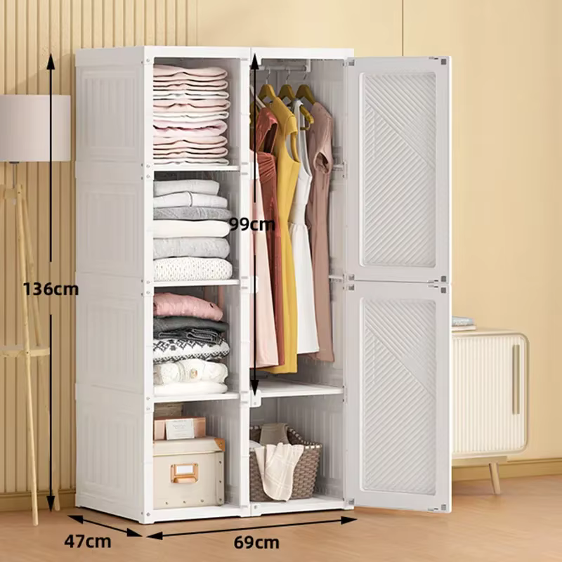 Organisateur de rangement pour placard de chambre, cubes de rangement pour vêtements, livraison gratuite, cloisons de placard, armoire portable, Guarda Roupa, mobilier de maison
