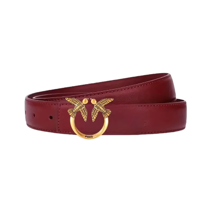 Ceinture de luxe Pinko pour femme 2026 en PU