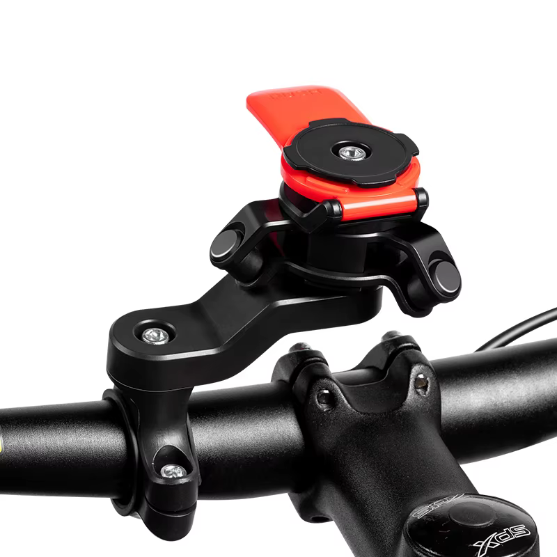 Support de téléphone pour moto, support de navigation pour vélo 360° ° Support de téléphone universel rotatif pour vélo, détachable et réglable.