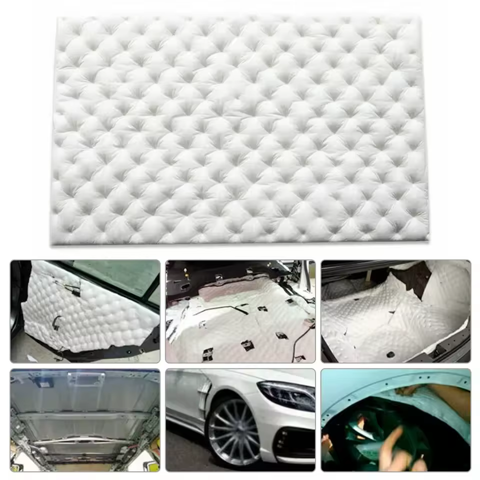 Tapis en mousse ignifuge à cellules fermées 50x80cm, accessoires d'intérieur automobile, tapis insonorisant pour voiture, isolation insonorisante