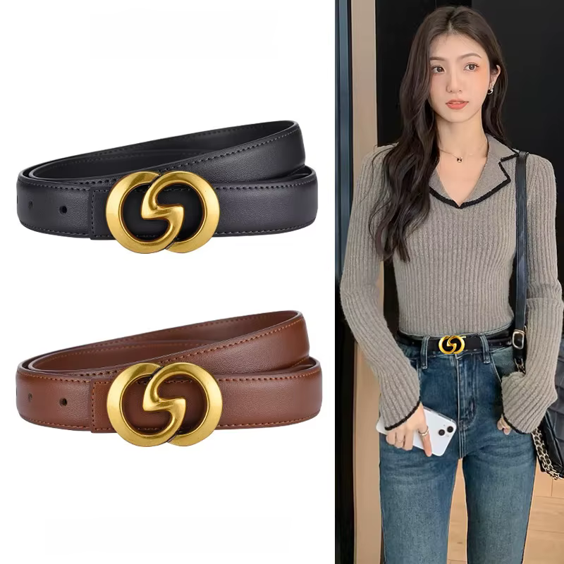 Ceinture polyvalente à double anneau pour femme