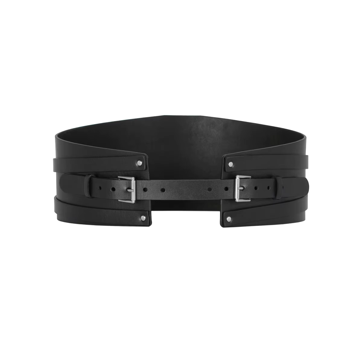 Ceinture Obi en cuir élégante pour femmes, large ceinture de taille pour robes, ajustement réglable, accessoire confortable et polyvalent