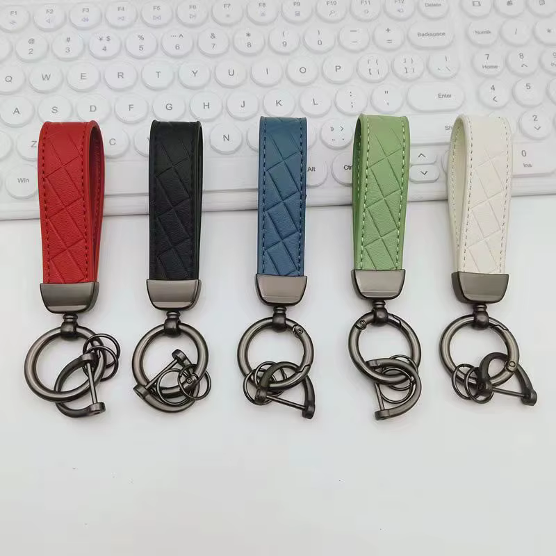 Porte-clés de voiture en Faux cuir de luxe