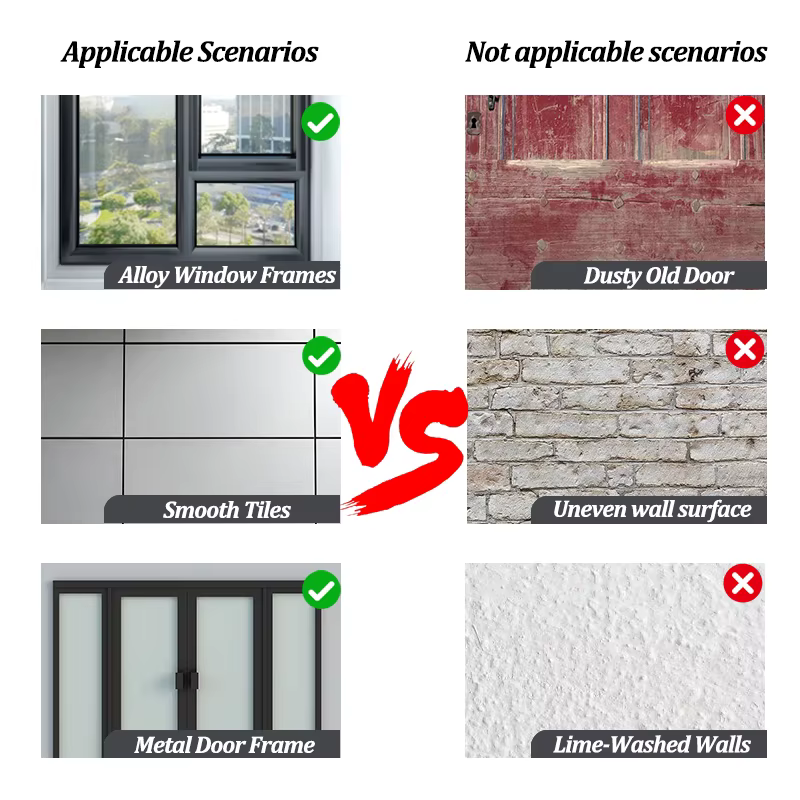 Barre de blocage d'eau pour fenêtre de maison, 1m, fenêtre coulissante, bande d'étanchéité contre la pluie, isolation de balcon, bande d'étanchéité coupe-vent, panneau clignotant