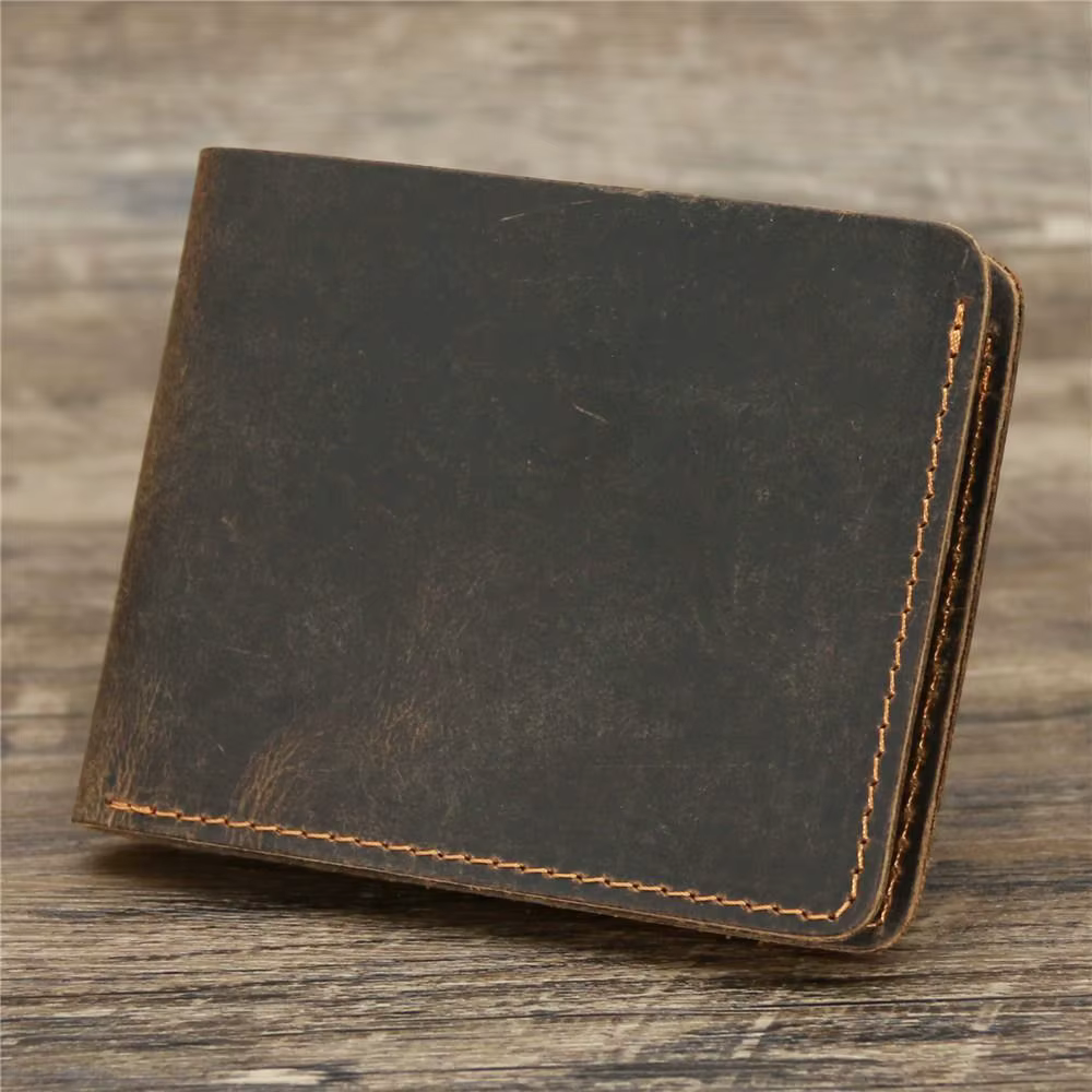 Portefeuille homme en cuir véritable