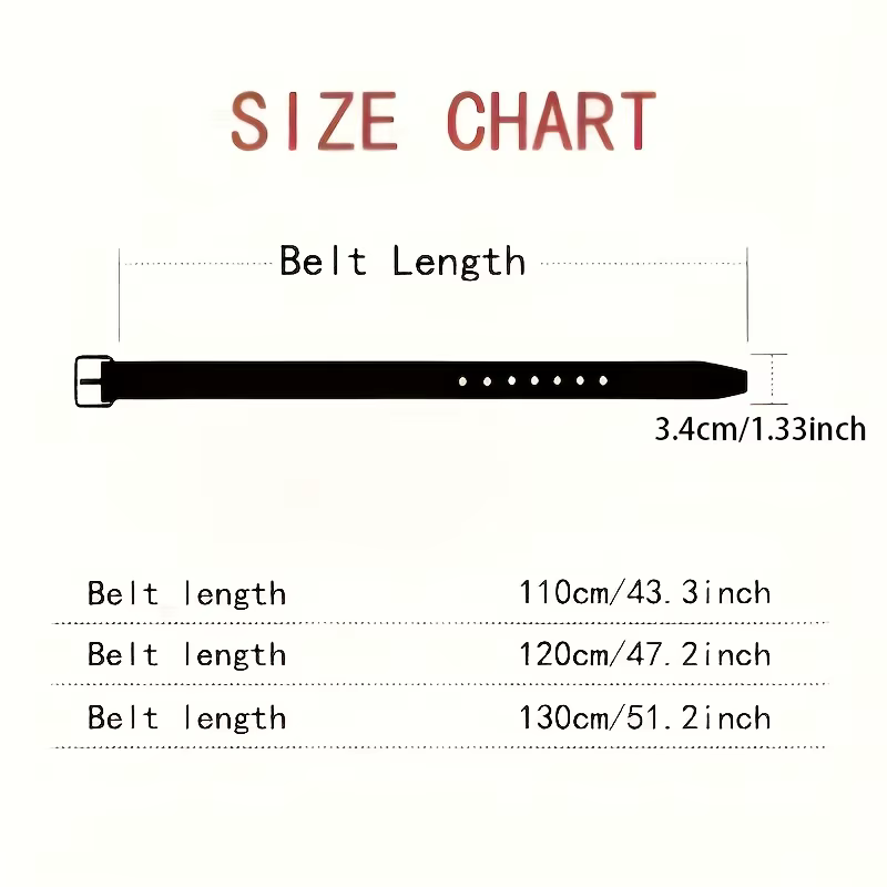 Ceinture décontractée de créateur pour hommes avec boucle à aiguille en métal