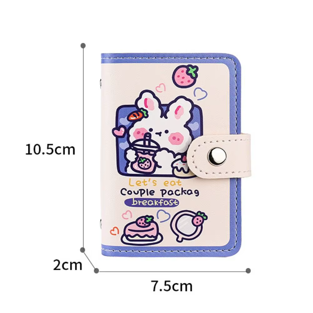 Porte-cartes de visite Portable en PU