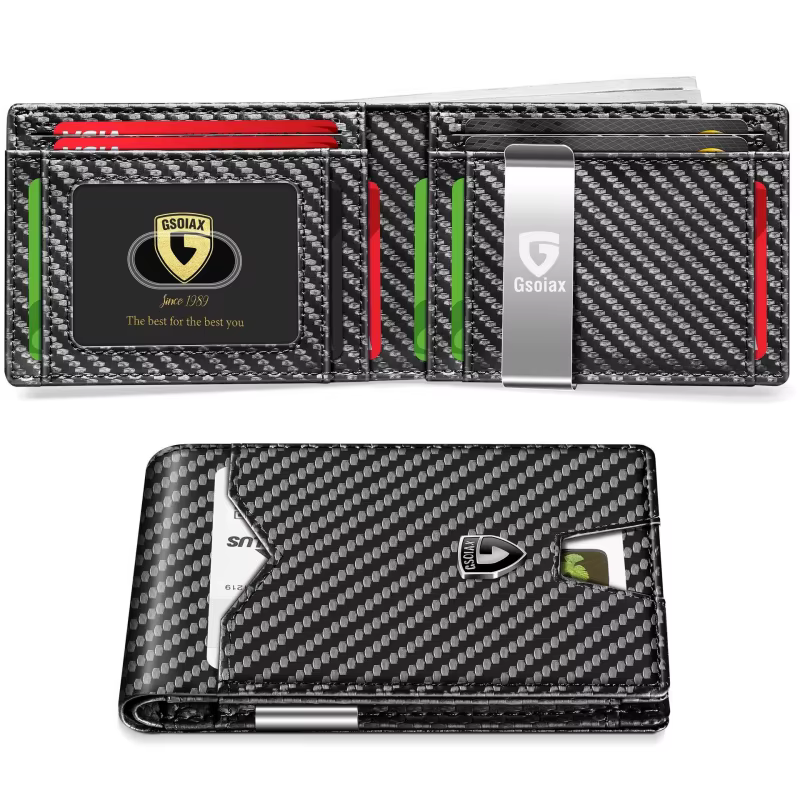 Portefeuille d'affaires porte-cartes pour hommes