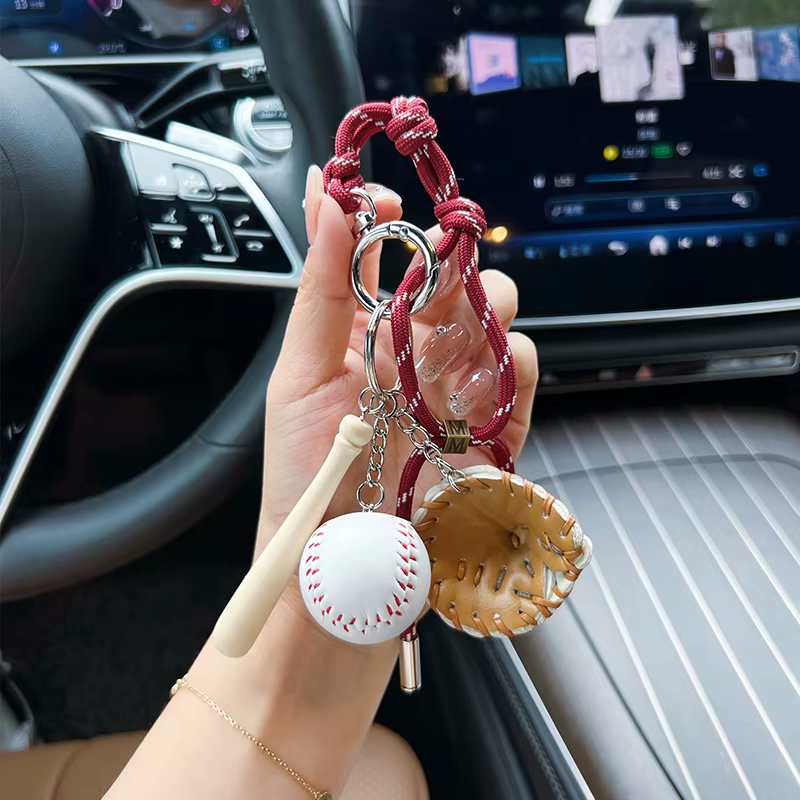 Porte-clés de baseball personnalisé et créatif