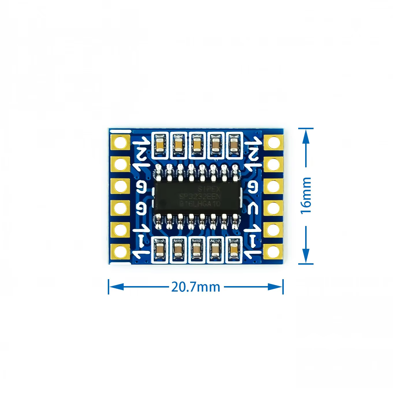 Module RS232 SP3232 TTL vers RS232, ligne de brosse RS232 vers TTL, Module de Port série