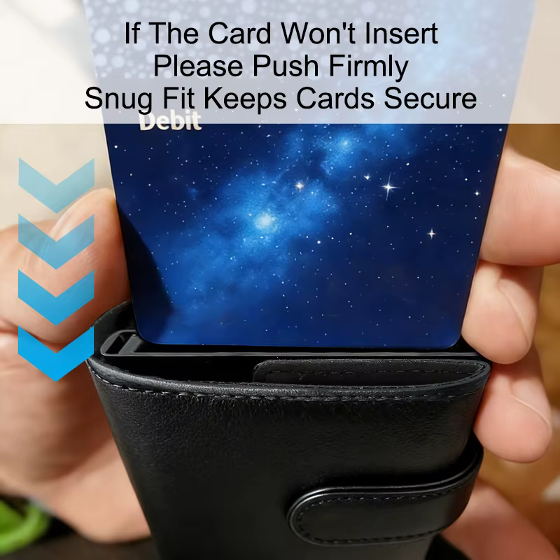 Portefeuille à trois volets anti-RFID pour hommes, porte-cartes, poche à monnaie, sacs d'argent, portefeuille intelligent, sac à main