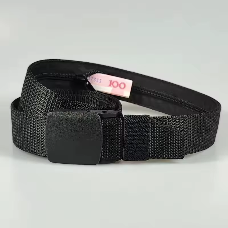 Nouveau voyage argent Anti-vol ceinture taille sac femmes Portable caché