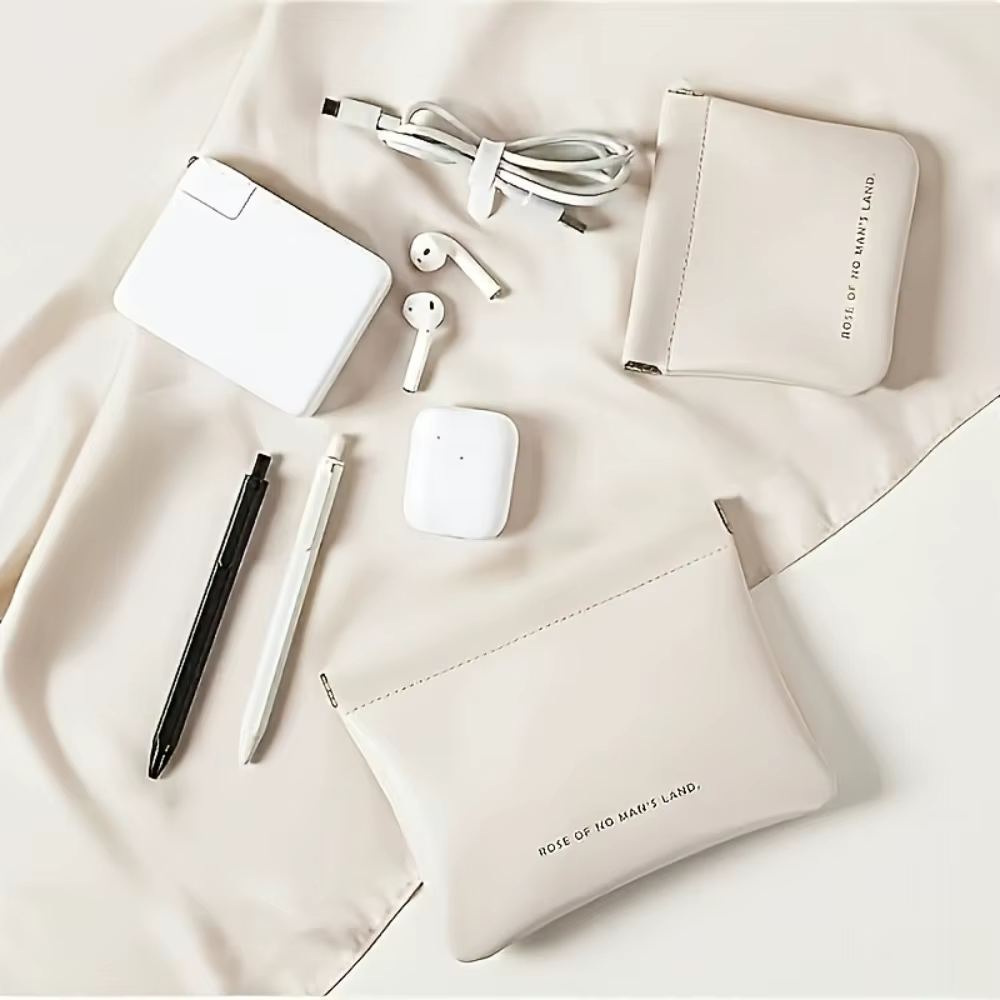 Portefeuille à fermeture magnétique pour femmes, Mini organisateur multicolore, petit sac de rangement, rangement de voyage avec pochette pour pièces de monnaie de rouge à lèvres