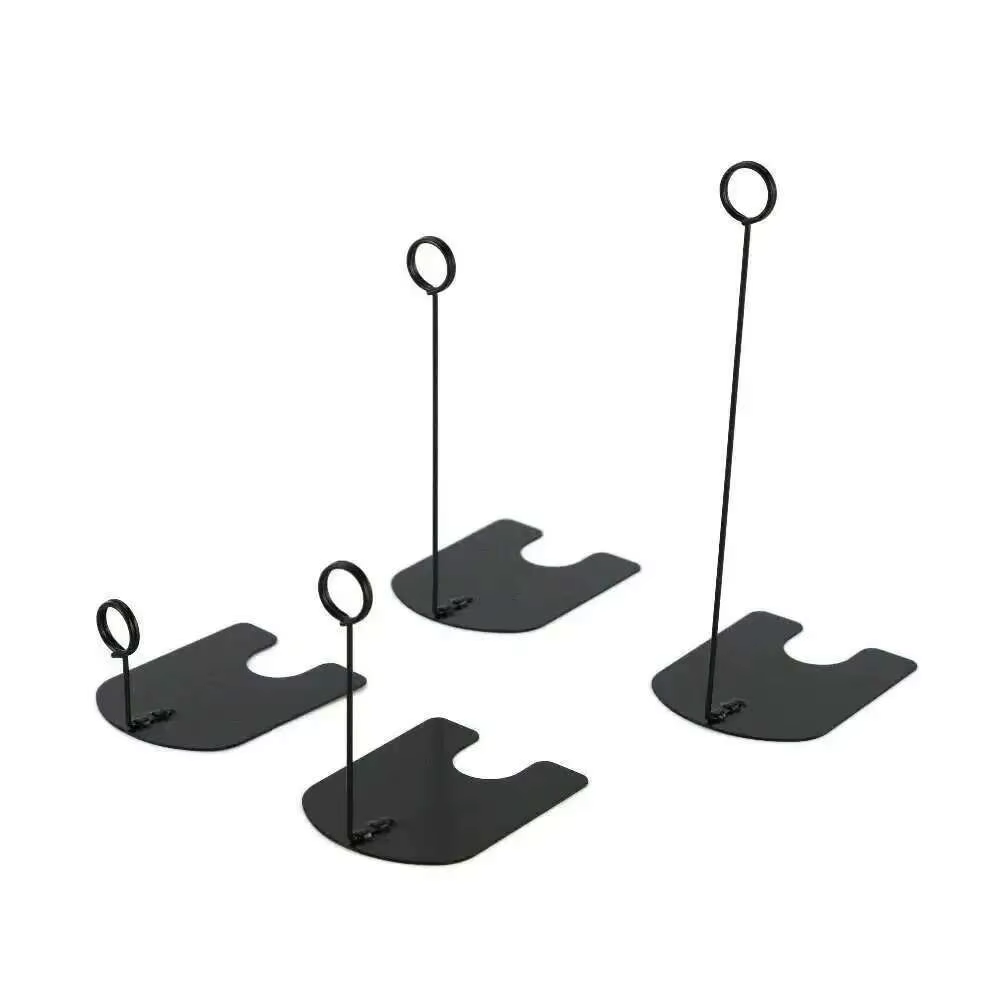 Porte-numéro de Table, support de carte de Place pour Menu, en acier inoxydable, marqueurs de carte à clip, porte-Photo pour Restaurants et mariage
