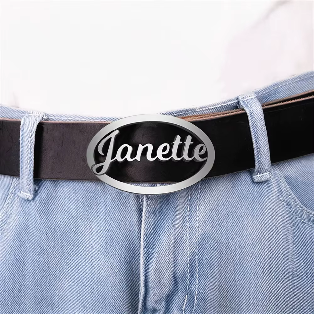 Ceinture avec nom personnalisé pour homme
