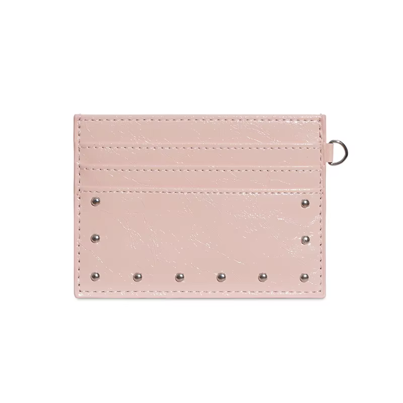 Portefeuille porte-cartes minimaliste mince pour femmes