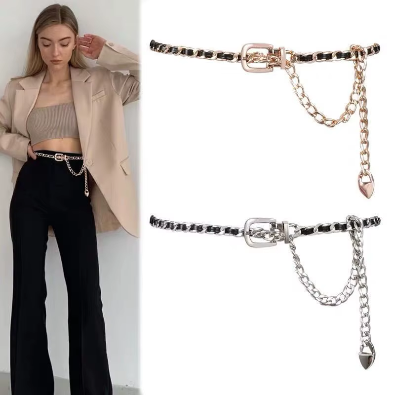 Ceinture à chaîne pour femmes