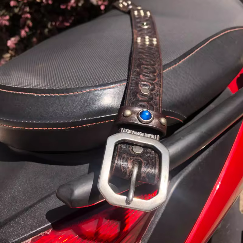 Ceinture de moto rétro américaine