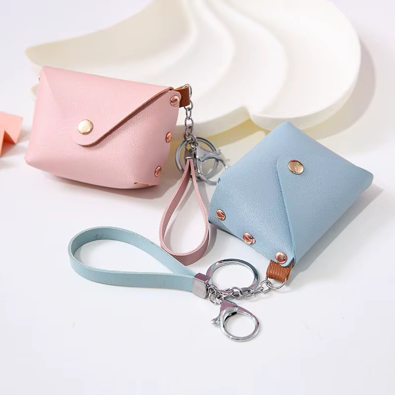 Mini porte-monnaie en cuir PU
