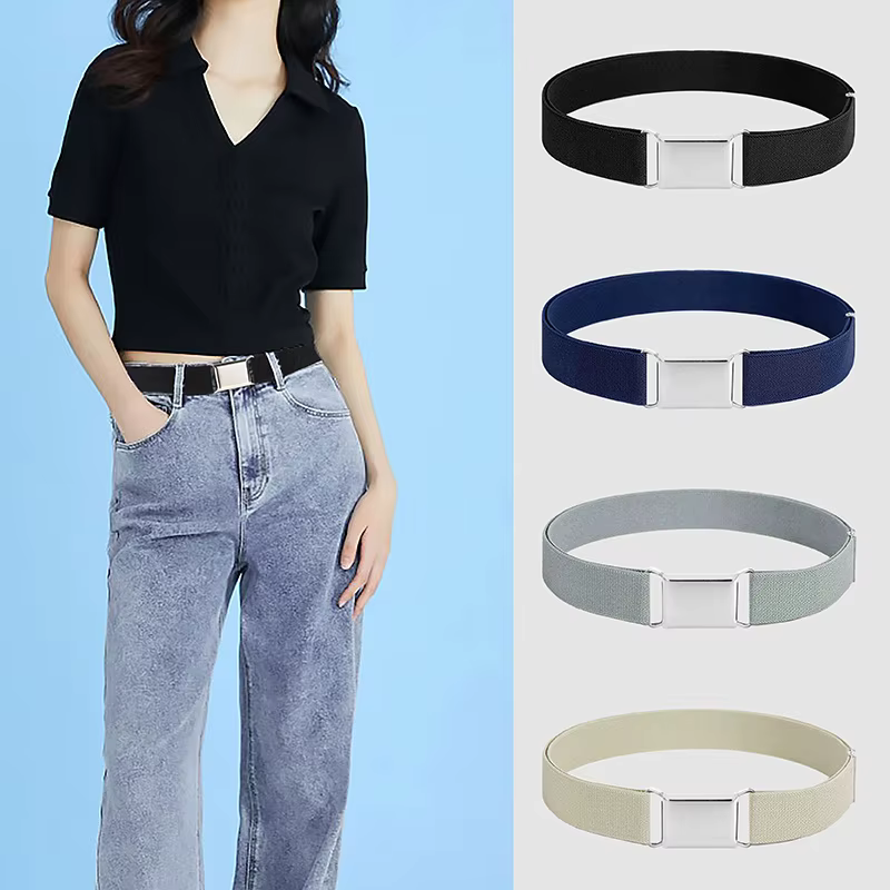 Ceinture extensible élastique réglable pour femmes