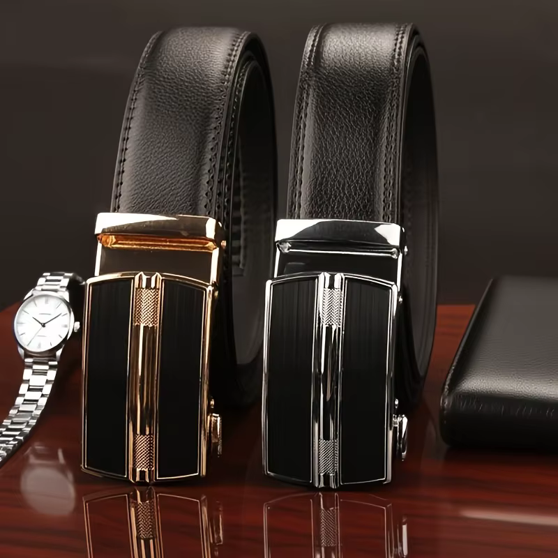 Ceinture à boucle automatique pour homme