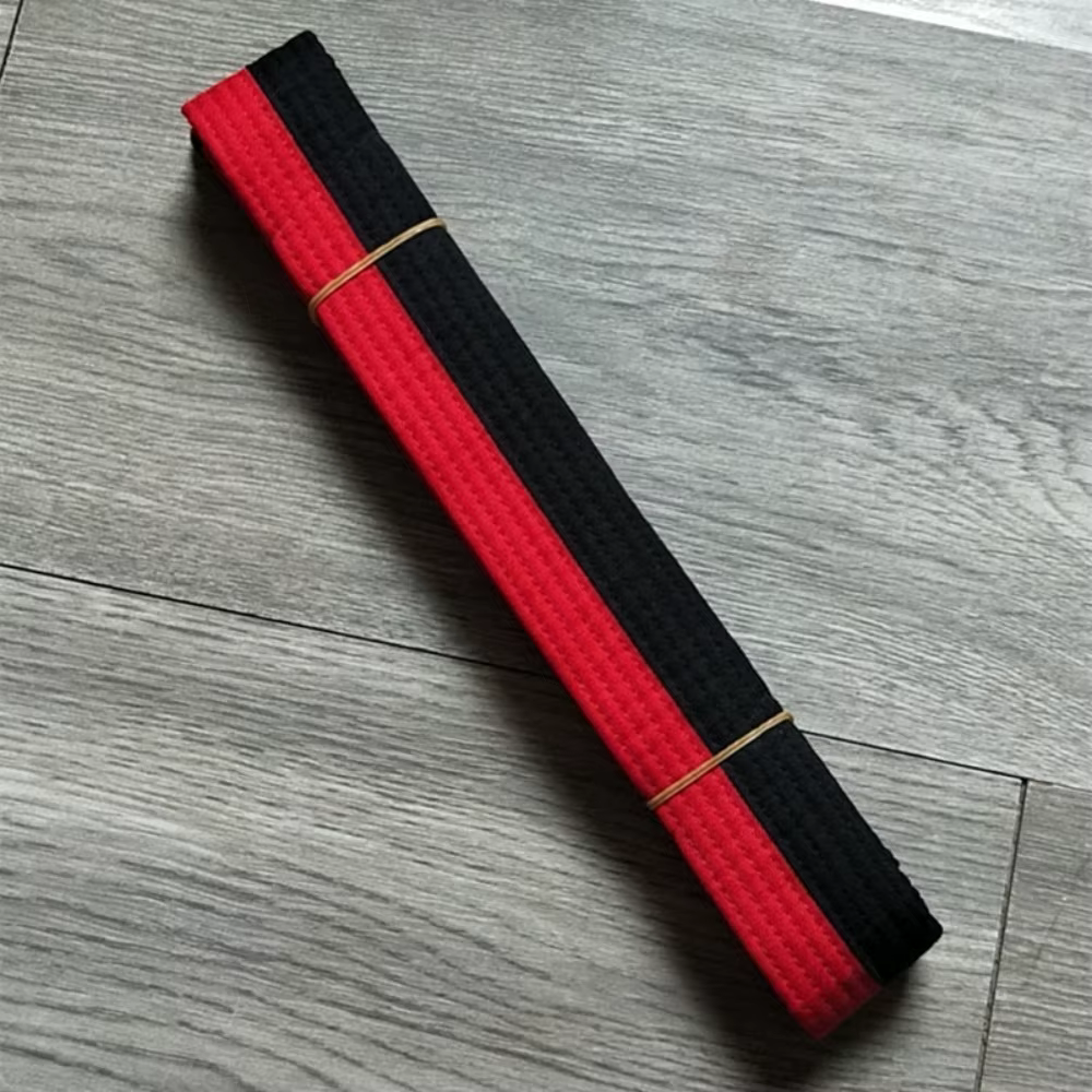 Ceinture de Taekwondo en coton, uniforme, ceintures de classement de couleur noir/rouge/vert/jaune colorées 2.2/2.8M, bandes Standard udo Jiu jitsu karaté