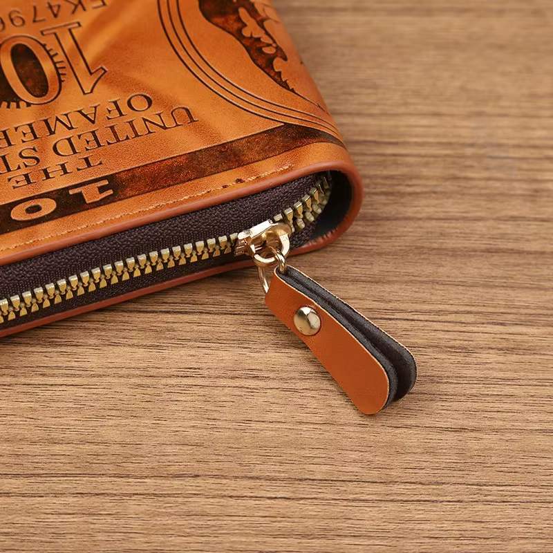 Cuir hommes portefeuille 2025 Dollar prix