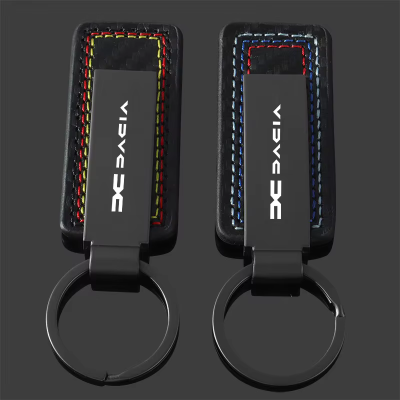 Alliage cuir mode cadeau voiture porte-clés