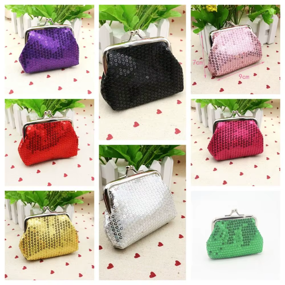 Porte-cartes à paillettes pour hommes